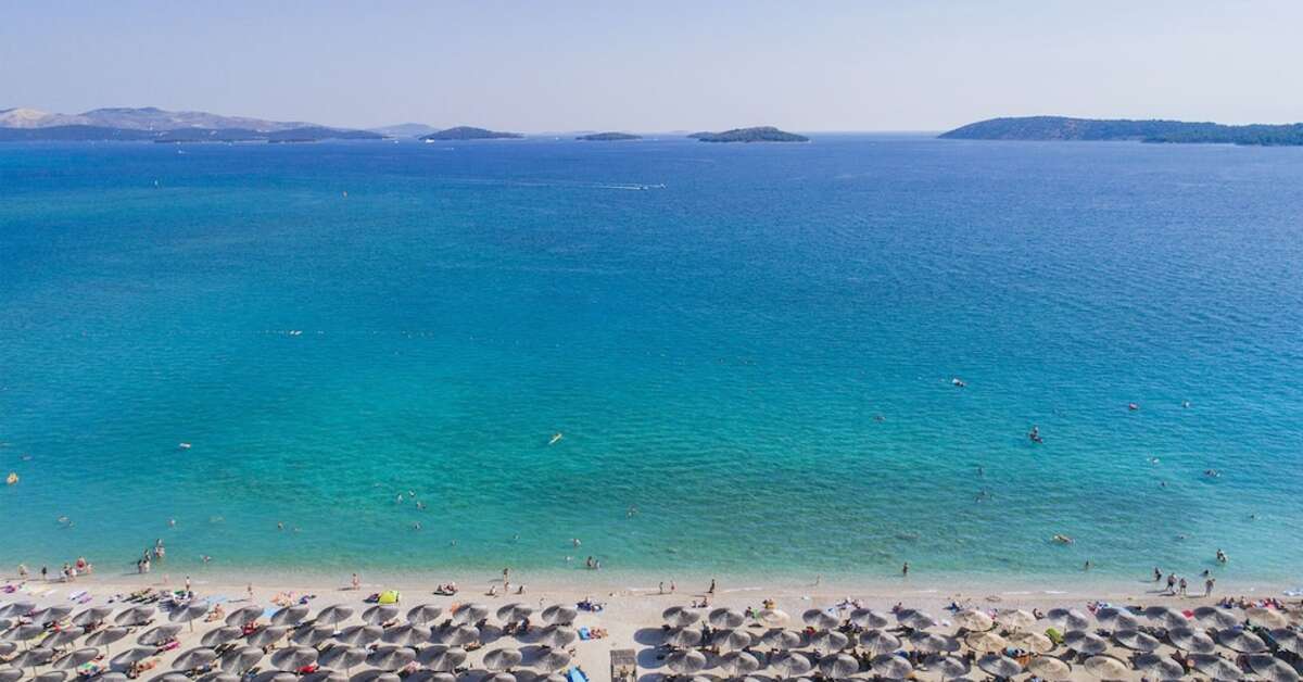 Een foto van het strand bij Amadria Park Hotel Jure
