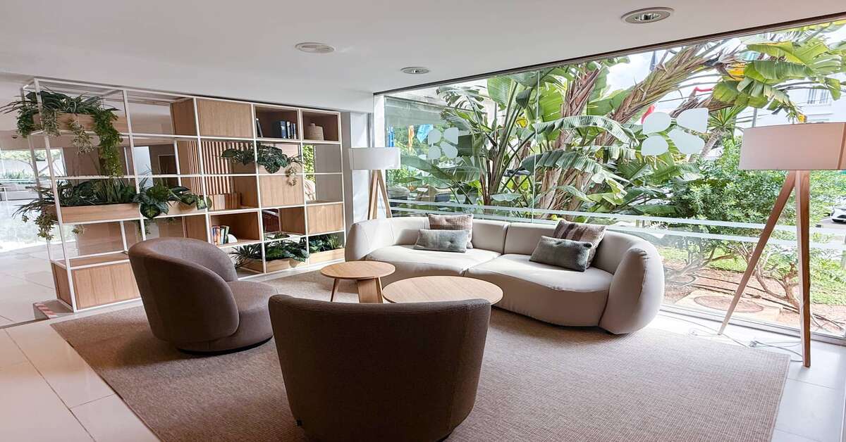 Een foto van het interieur van Bluesea Club Marthas