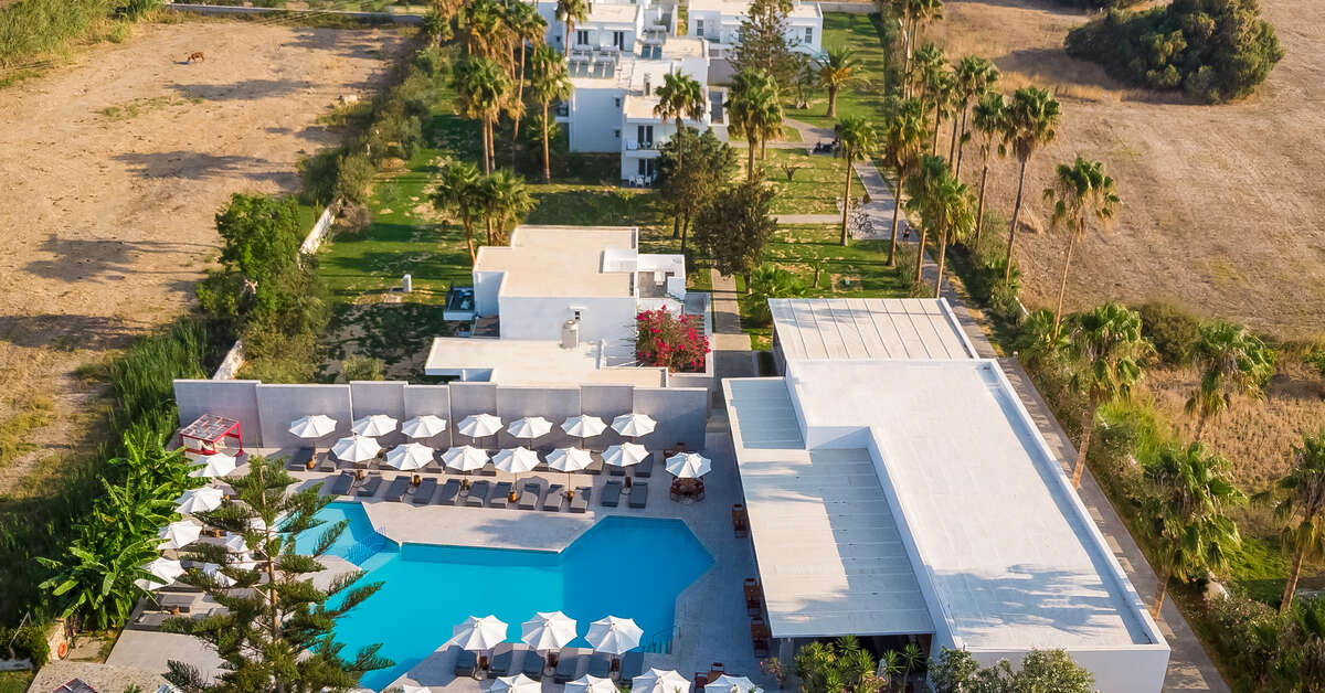 Ein Foto vom Pool im Diamond Boutique Hotel