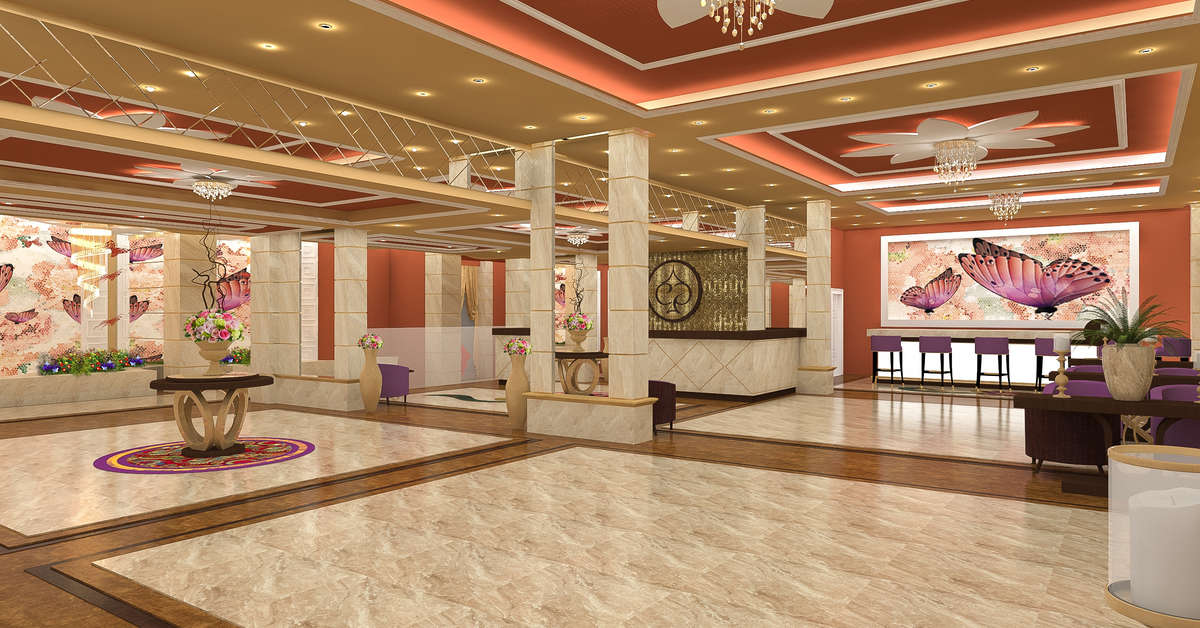 Een foto van het interieur van Europe Hotel & Casino