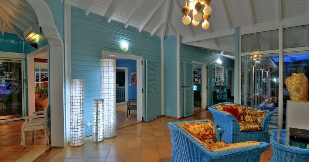 Een foto van het interieur van La Plantation
