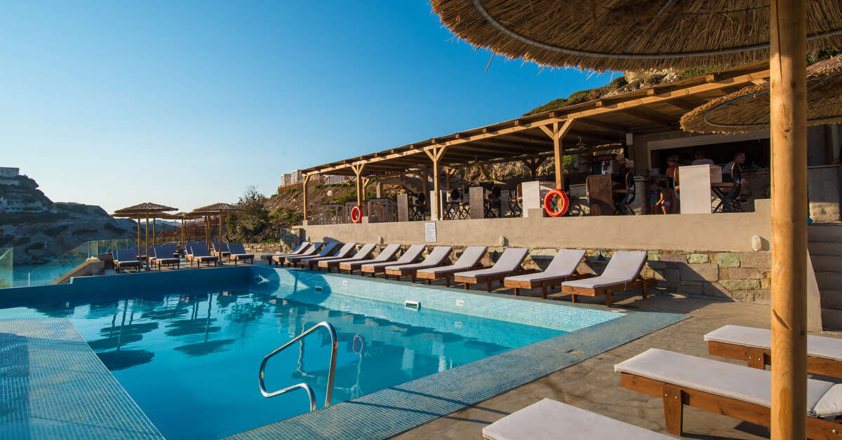 Een foto van het zwembad bij Lygaria Beach Hotel