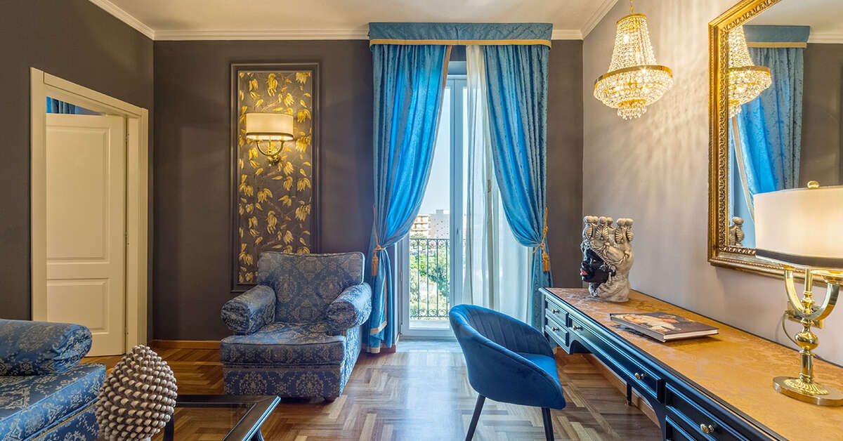 Een foto van de faciliteiten bij Grand Hotel Villa Politi