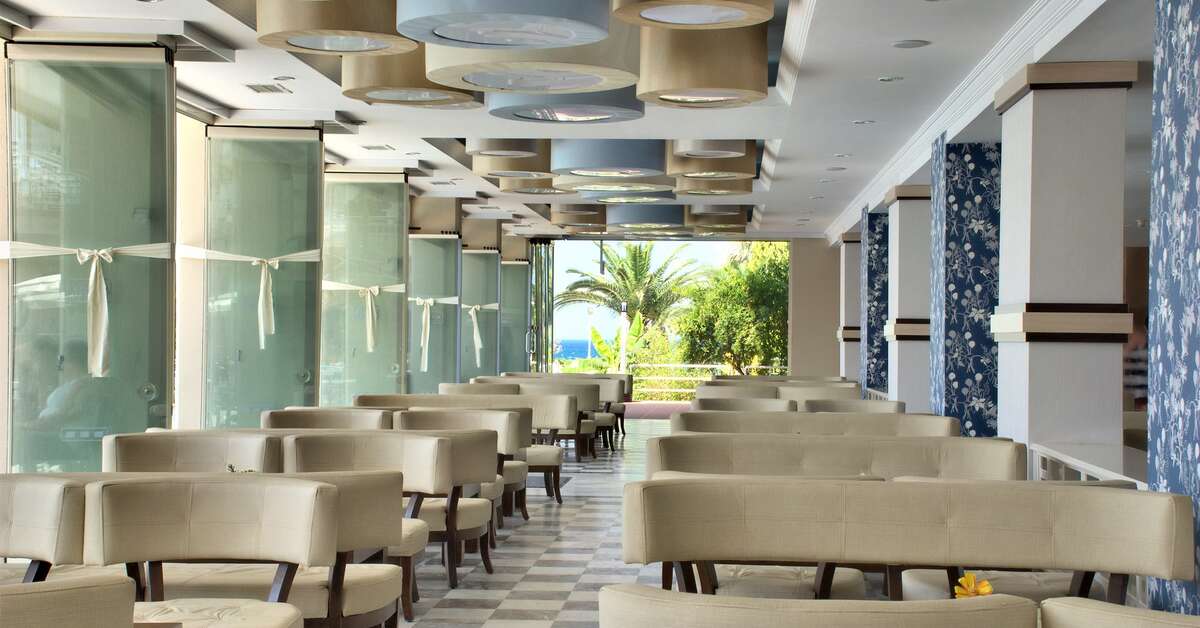 Een foto van het interieur van Ephesia Hotel