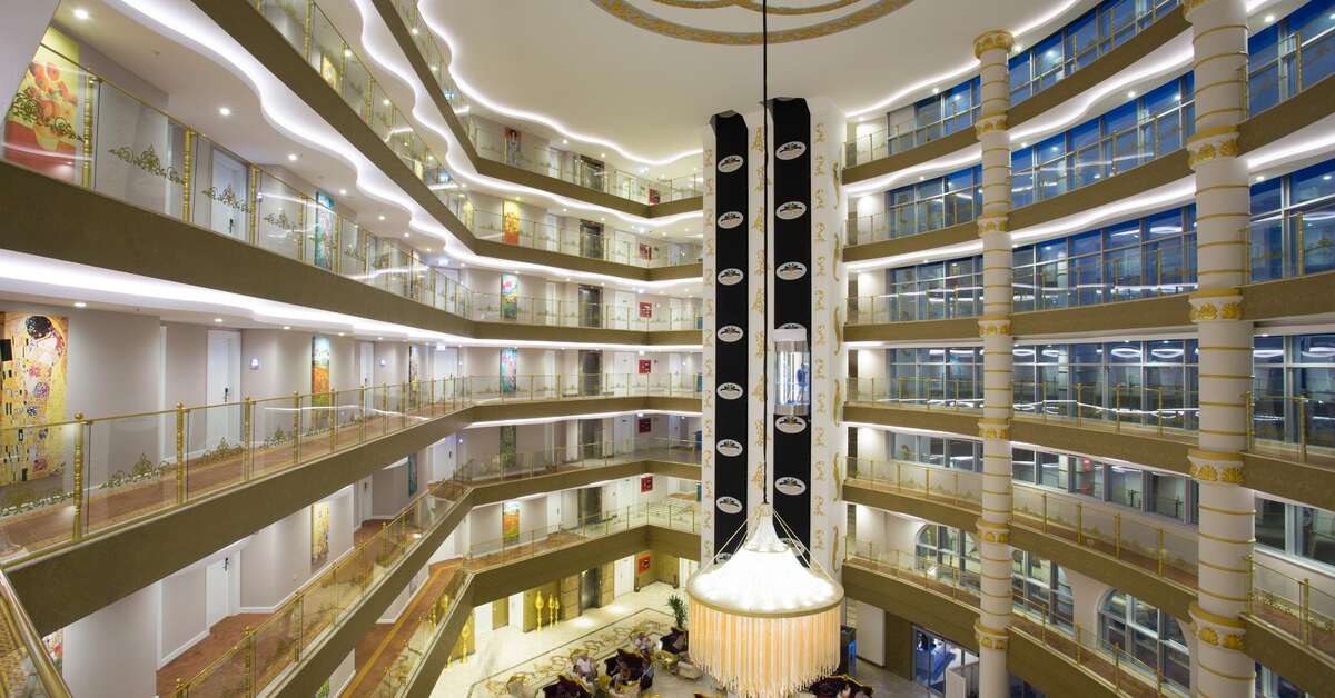 Een foto van het interieur van Water Side Resort & Spa