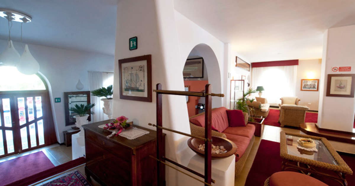 Een foto van het interieur van Hotel Degli Aranci Vieste
