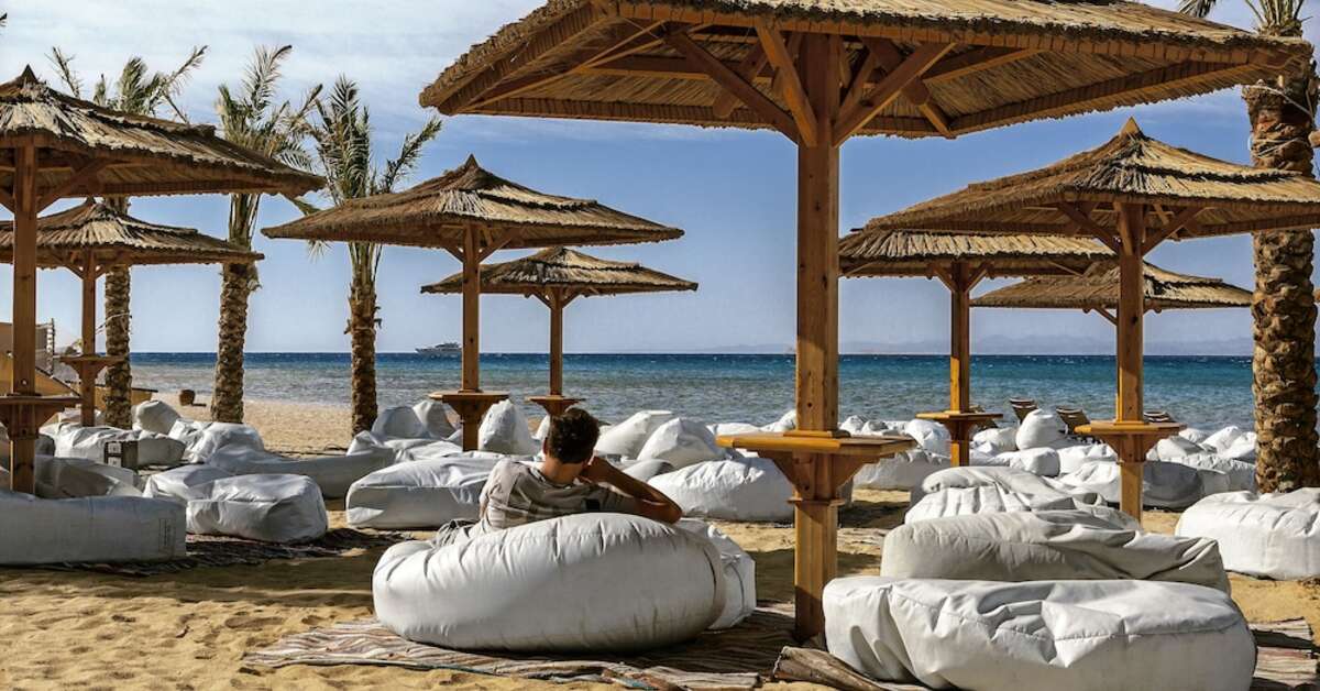 Een foto van het strand bij Robinson Club Soma Bay