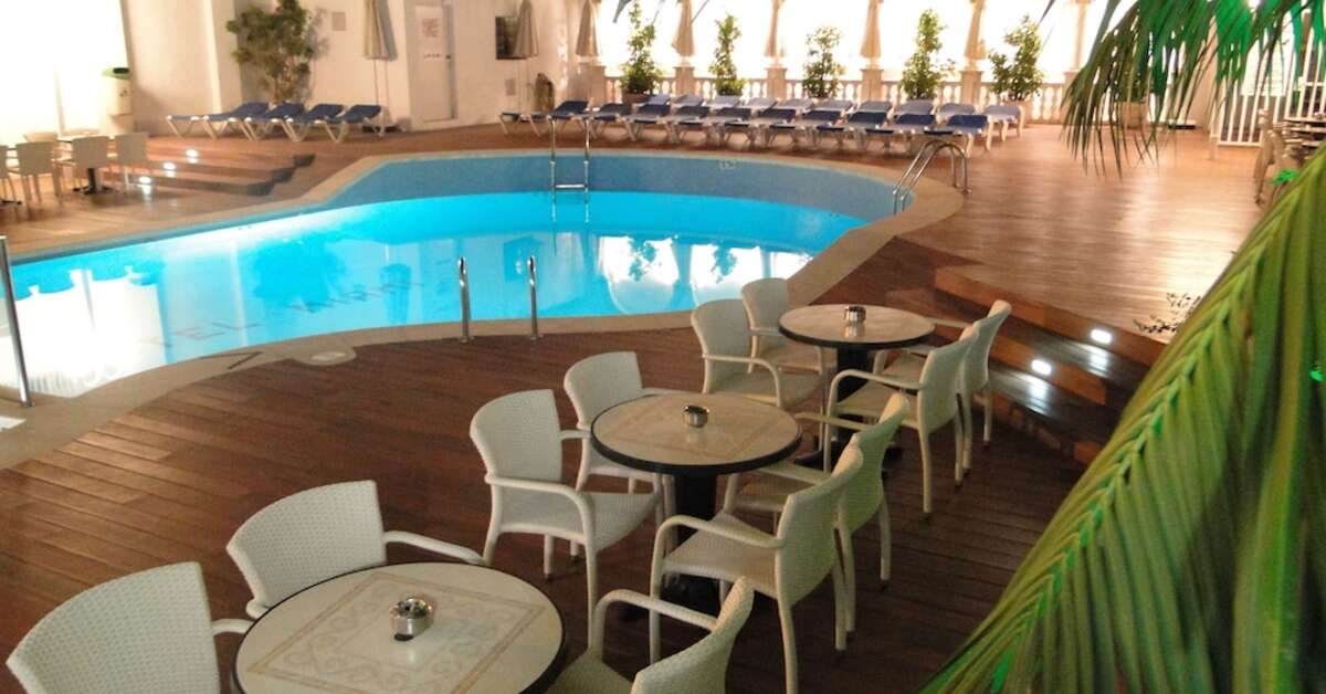 Een foto van het zwembad bij Hotel Miami