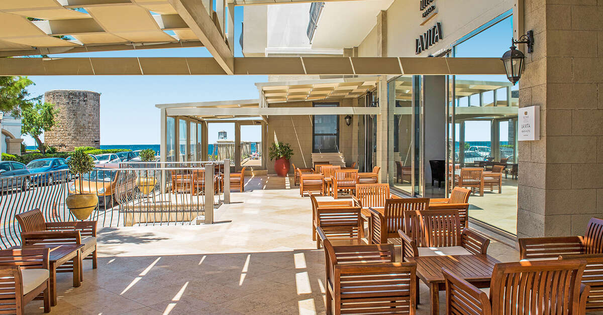 Een foto van de faciliteiten bij Mitsis La Vita Beach Hotel