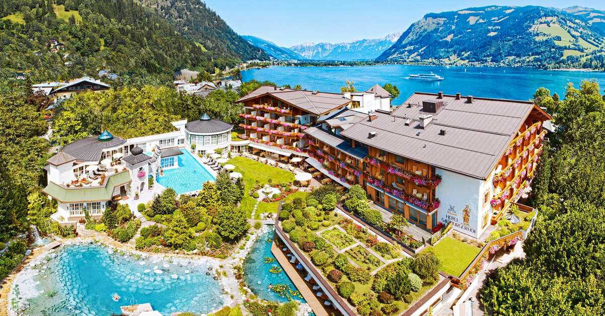 Ein Foto von einer Übersicht des Hotel Salzburgerhof Zell am See