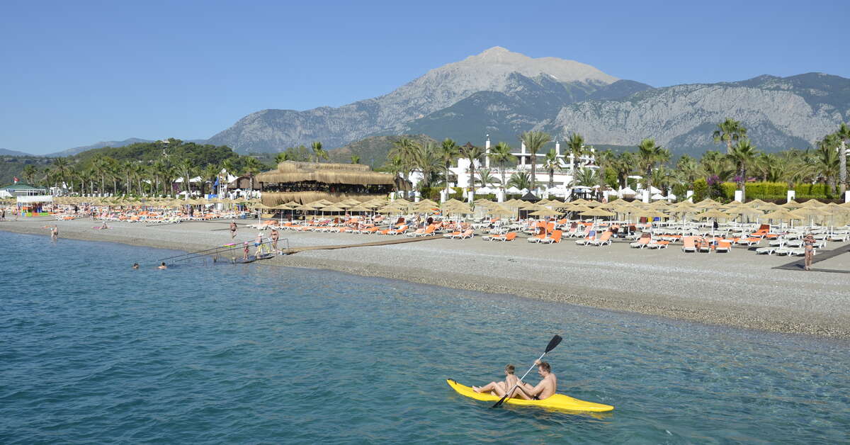 Een foto van het strand bij Emelda Sun Club
