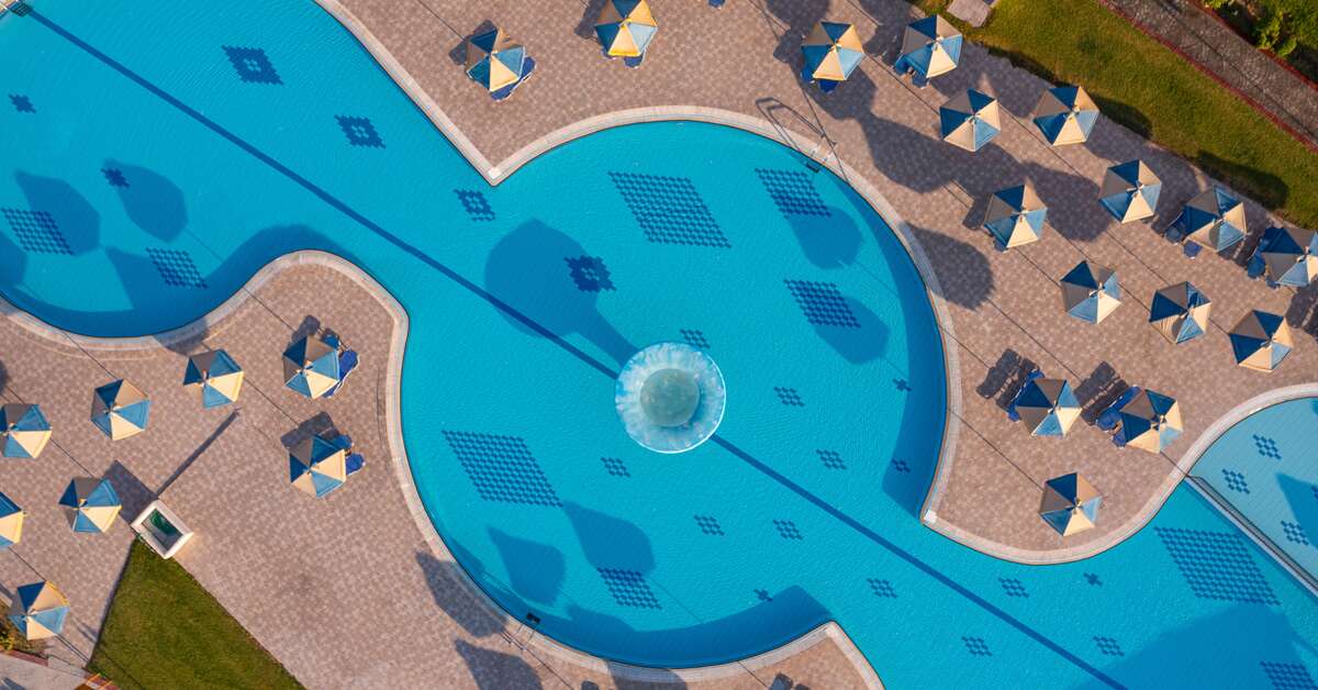 Een foto van het zwembad bij Myrina Beach Hotel