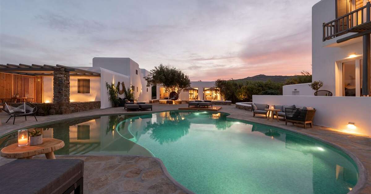 Een foto van het zwembad bij Olive Mykonos Villas