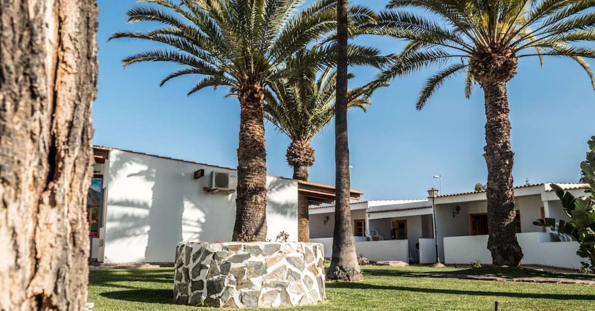 Een foto van het terras bij Bungalows Rebecca Park