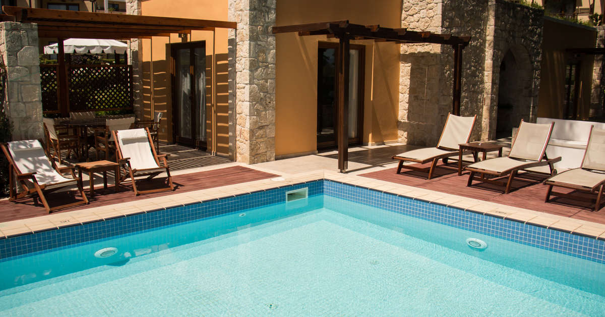 Een foto van het zwembad bij Hotel Aegean Melathron Thalasso & Spa