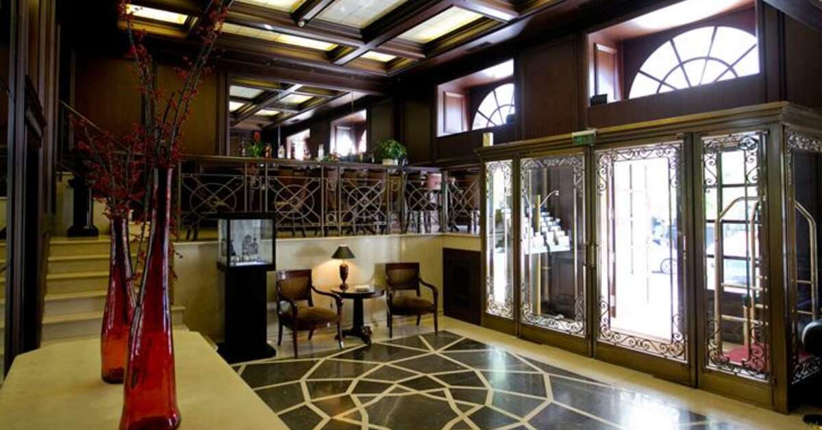 Een foto van het interieur van Hotel Hera