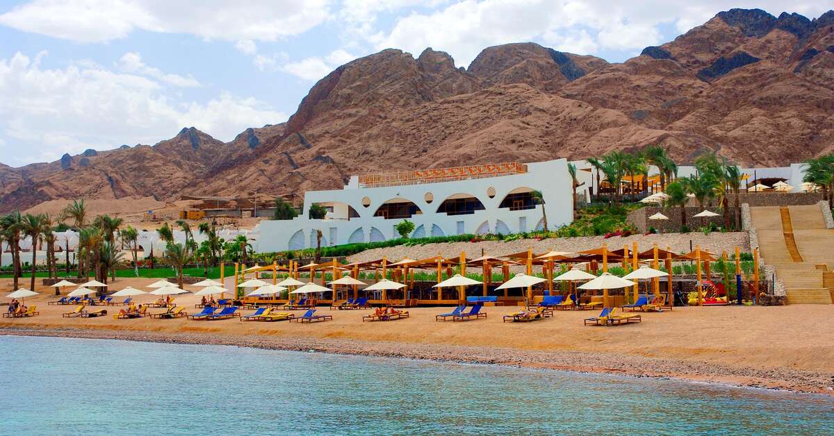 Een foto van het strand bij Retac Qunay Dahab Resort