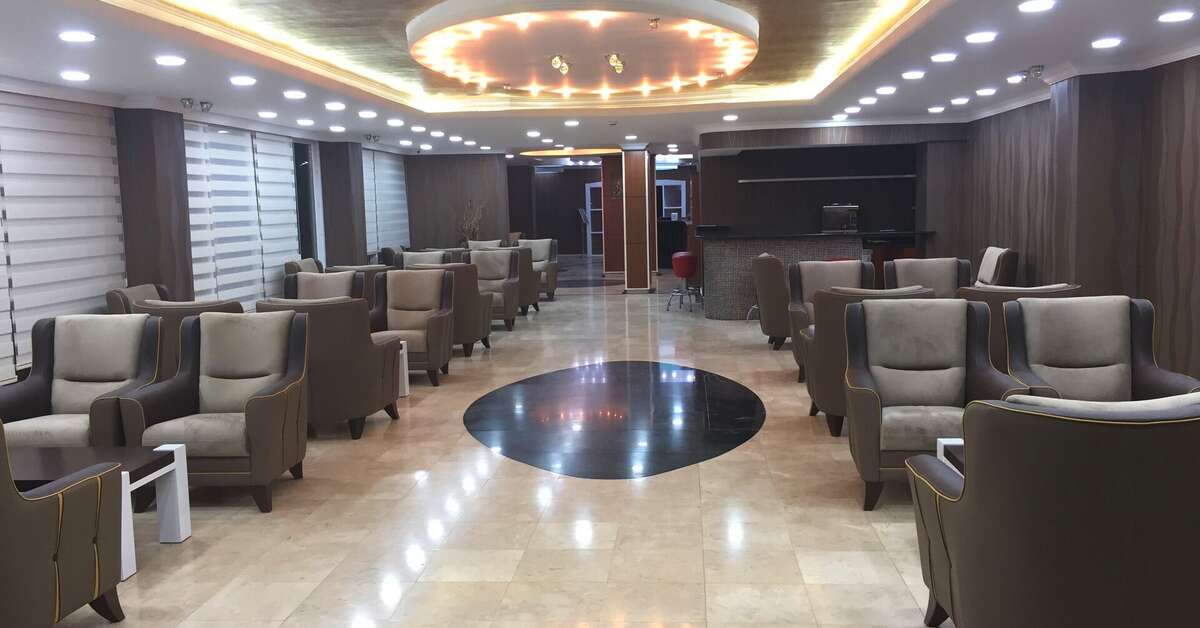 Een foto van het interieur van Arsi Blue Beach Hotel