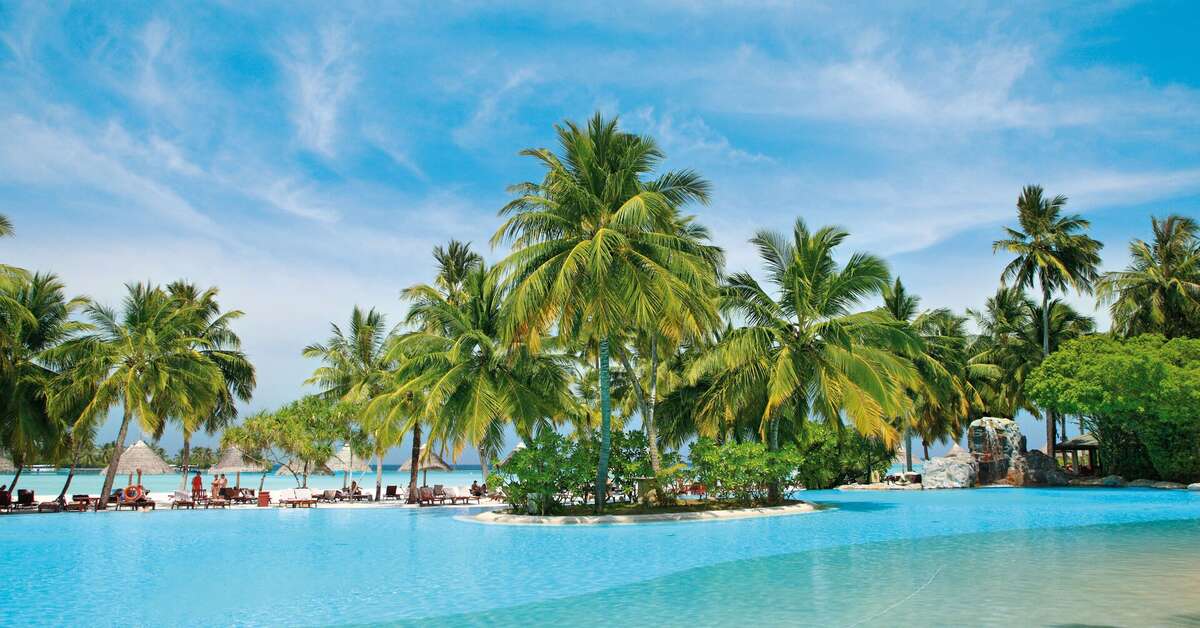 Een foto van een overzicht van Villa Park Sun Island