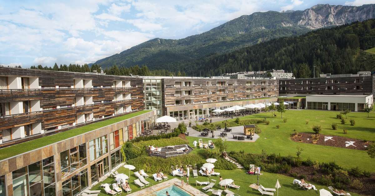 Een foto van een overzicht van Falkensteiner Hotel & Spa Carinzia