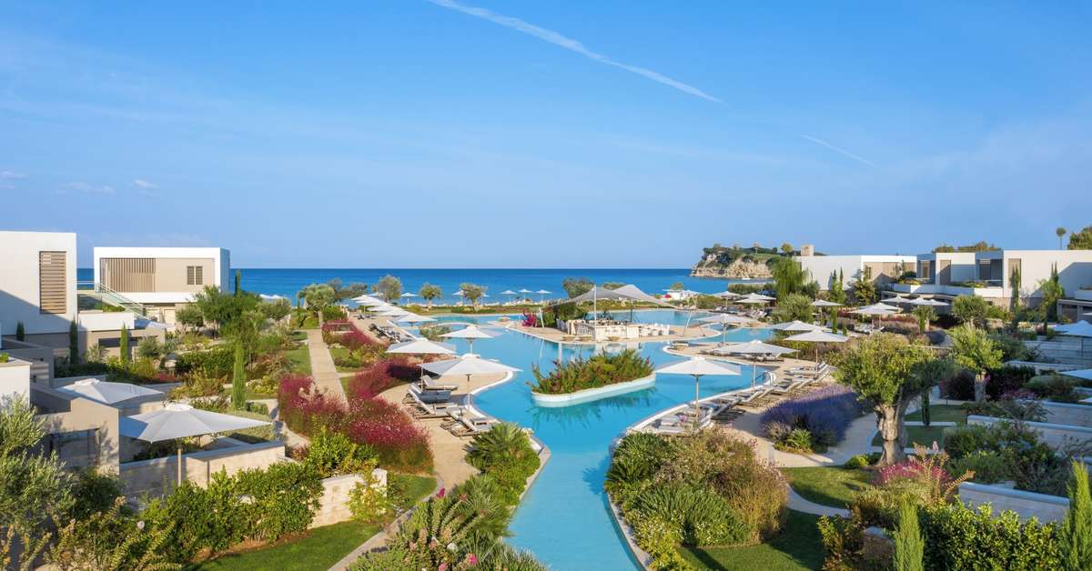 Een foto van het zwembad bij Sani Dunes Hotel