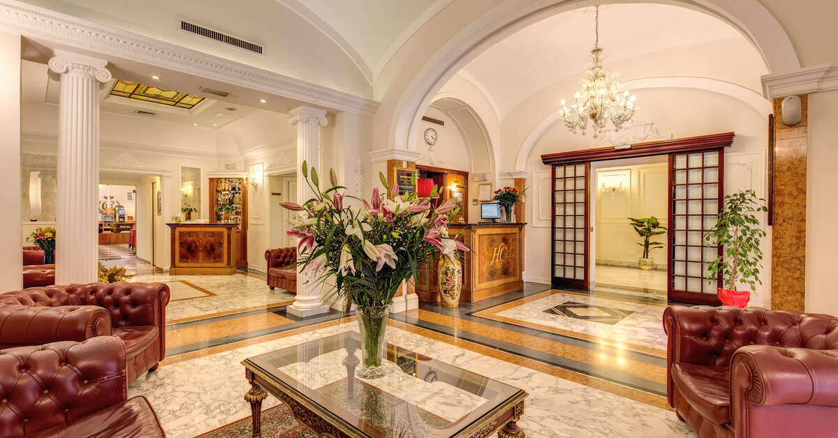 Een foto van het interieur van Hotel Contilia