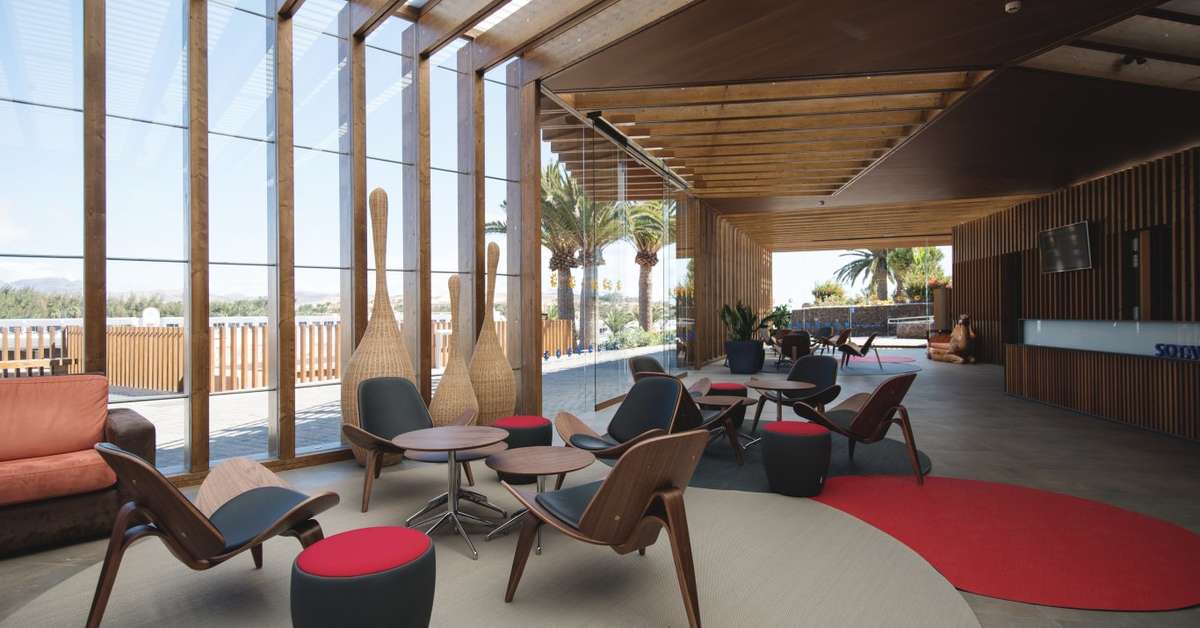 Een foto van het interieur van Sotavento Beach Club