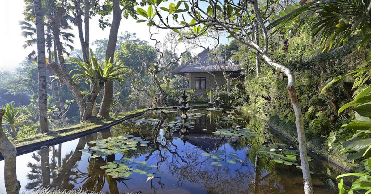 Een foto van de buitenkant van Hotel Tjampuhan & Spa