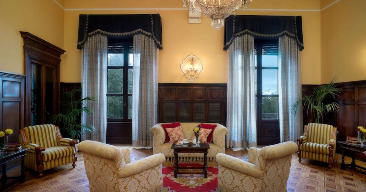 Een foto van het interieur van Hotel Sina Brufani