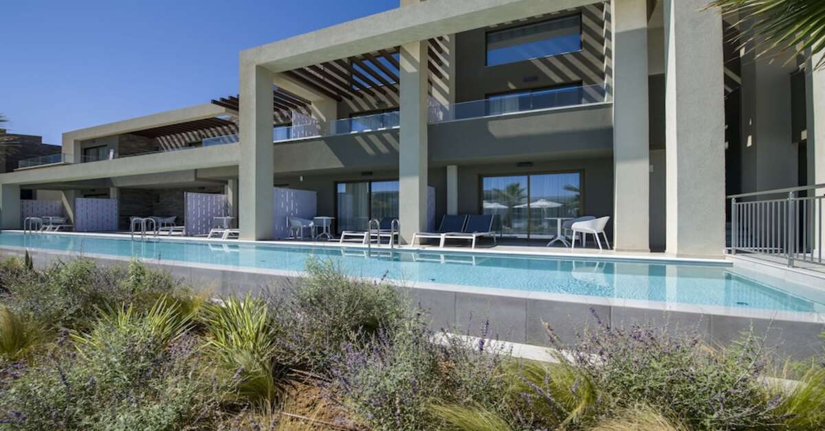 Een foto van het zwembad bij Myrion Beach Resort & Spa