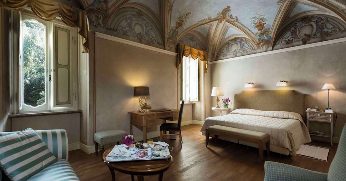 Een foto van het interieur van Posta Donini