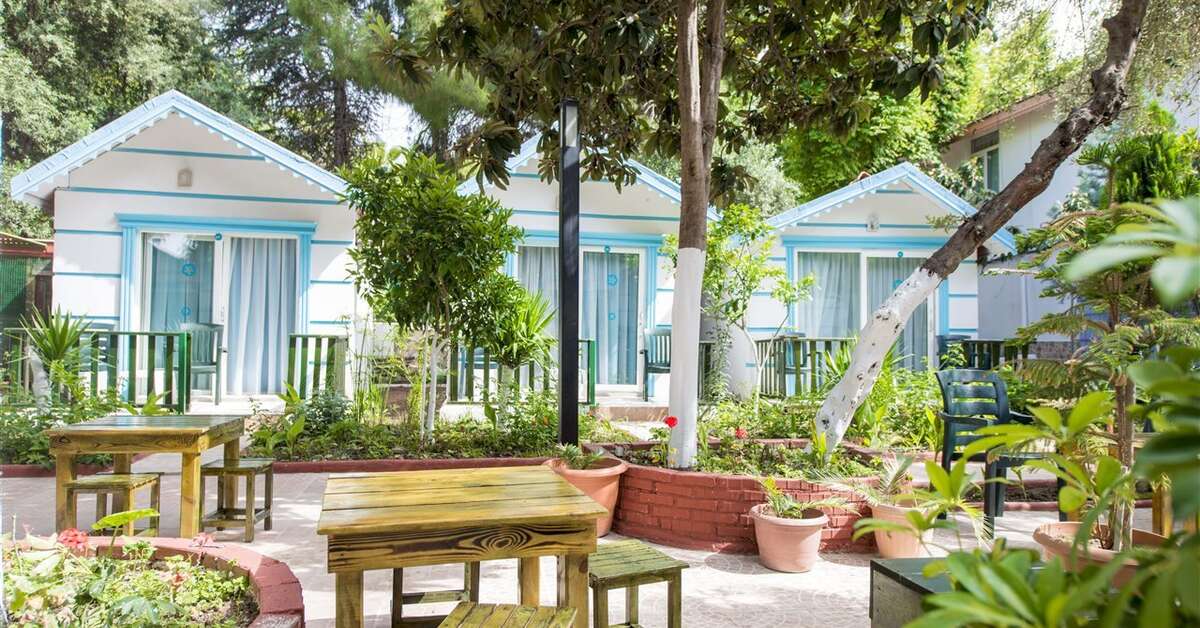 Ein Foto von der Außenansicht des Side Sunberk Hotel
