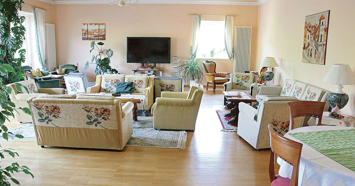 Een foto van het interieur van Aktivhotel Karla