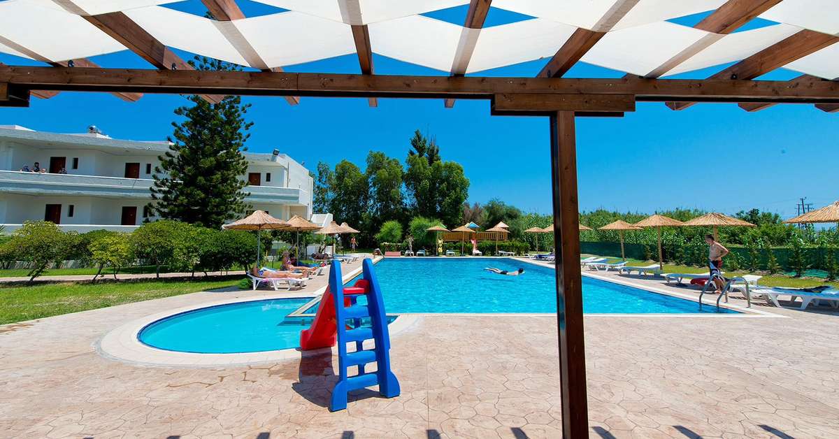 Een foto van het zwembad bij Afandou Blu Hotel