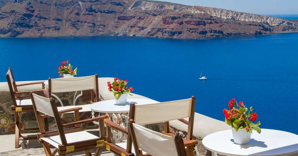 Een foto van de faciliteiten bij Oia Mare Villas