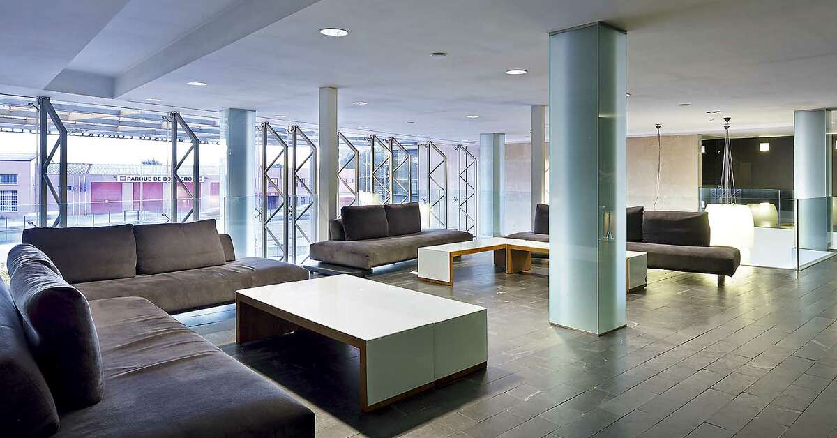 Een foto van het interieur van Eurostars Madrid Congress