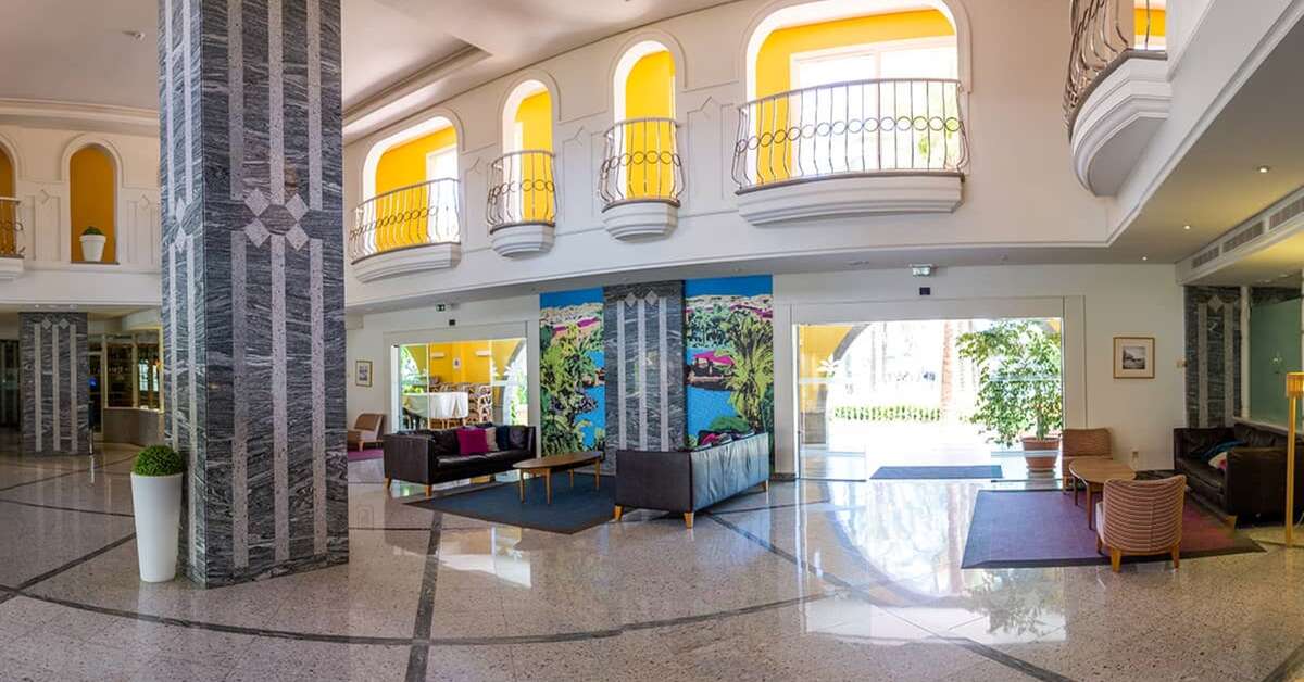 Een foto van het interieur van Palm Oasis Maspalomas