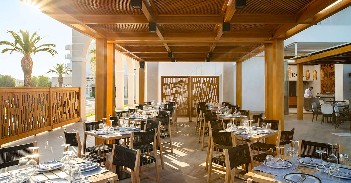 Een foto van de faciliteiten bij Mitsis Faliraki Beach Hotel & Spa