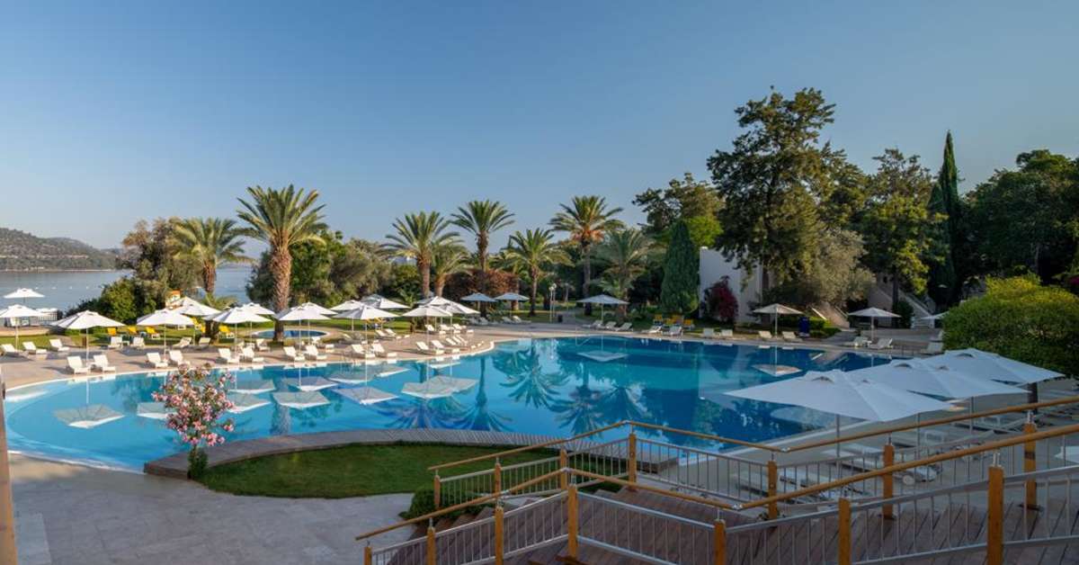 Een foto van een overzicht van DoubleTree by Hilton Bodrum Isil Club Resort