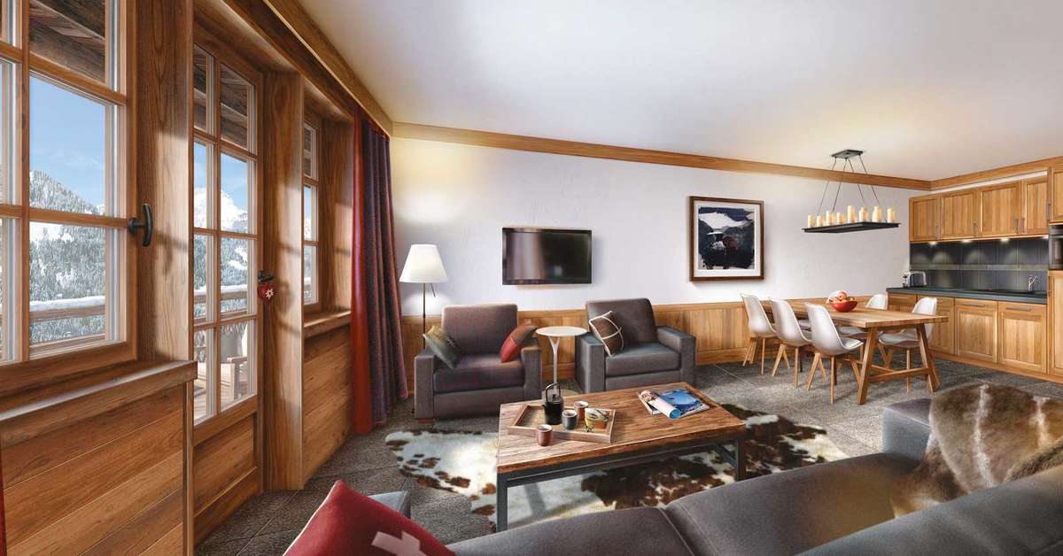 Een foto van Residence Odalys Les Fermes de Chatel