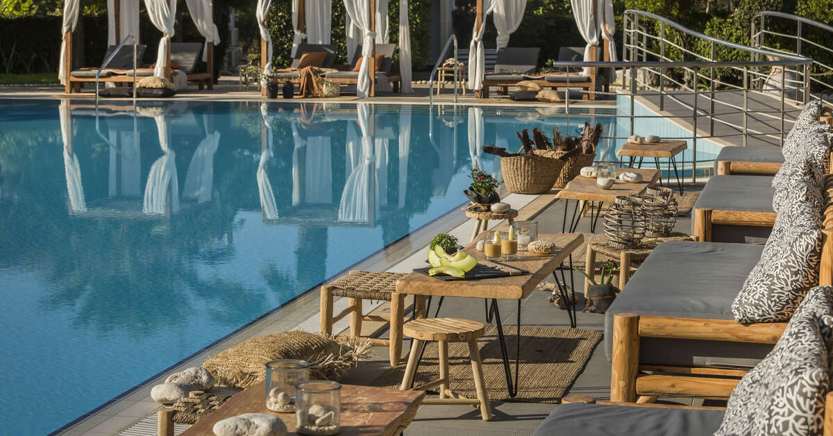 Een foto van het zwembad bij Avithos Resort