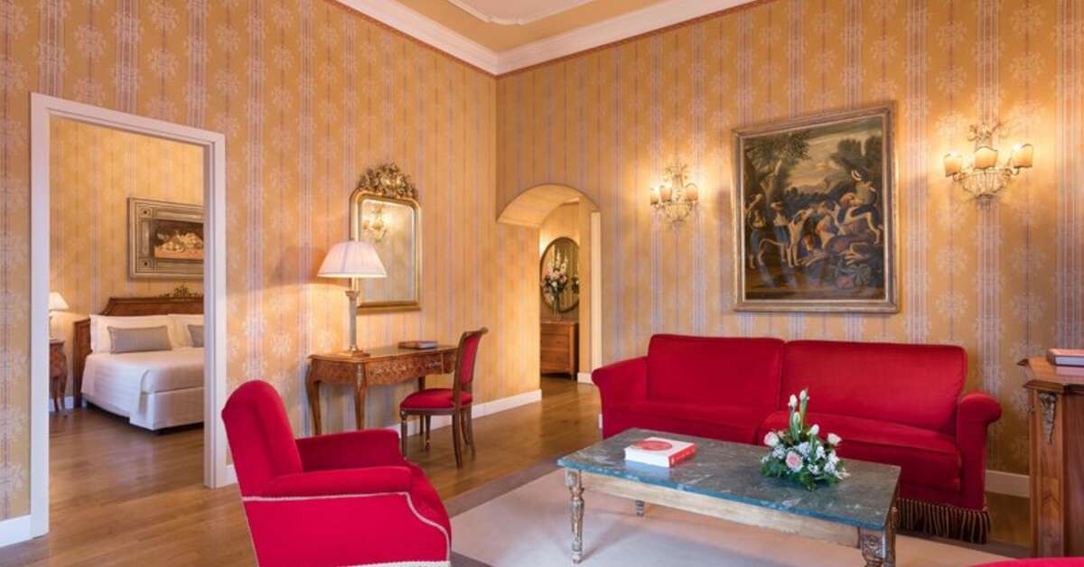 Een foto van het interieur van Hotel Sina Brufani