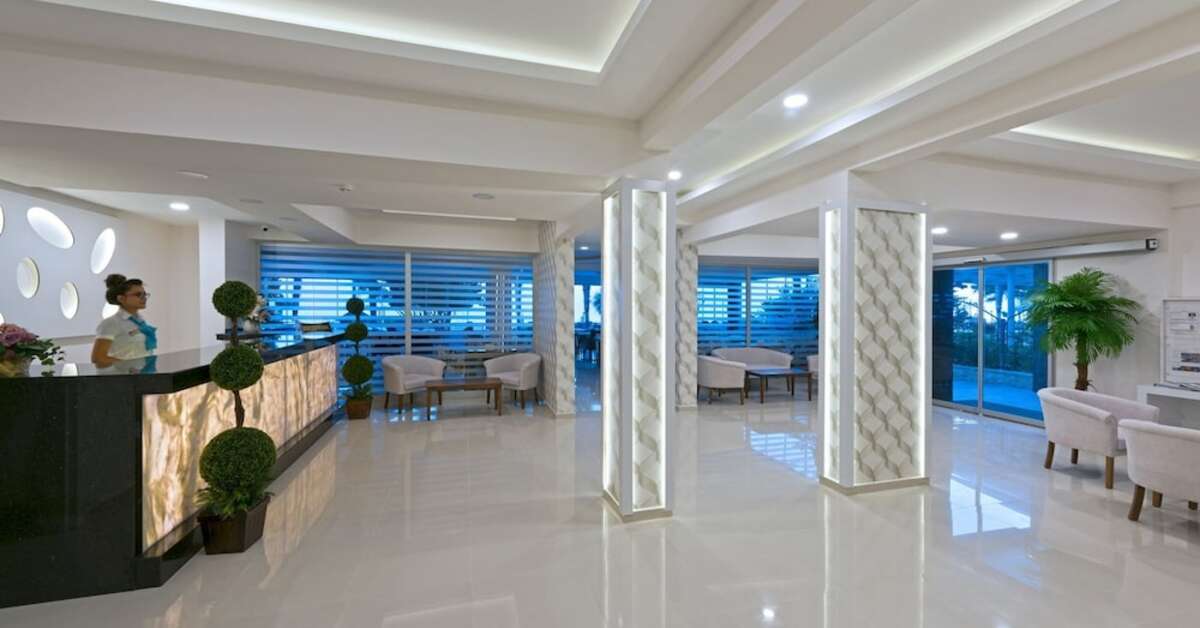 Een foto van het interieur van Kleopatra Life Hotel & Spa