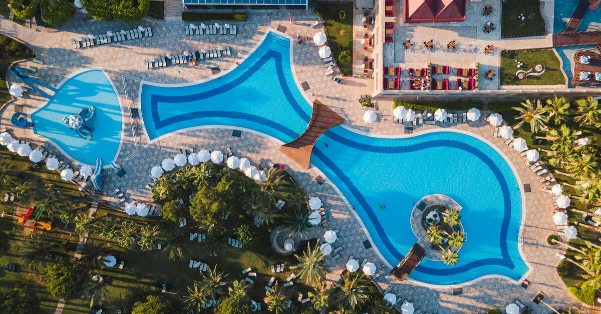 Ein Foto vom Pool im Kamelya Selin Hotel