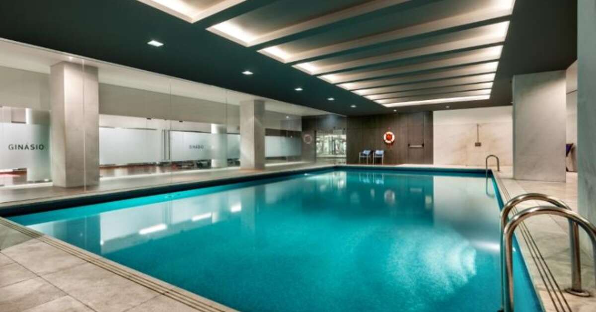 Een foto van het zwembad bij Hotel Marina Atlantico