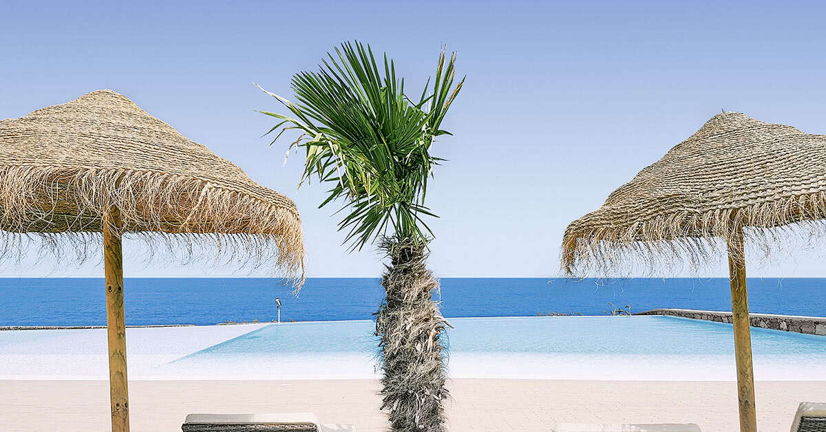 Een foto van het zwembad bij Pedras Do Mar Resort