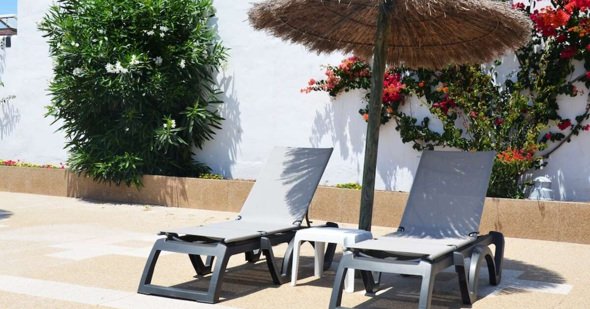 Een foto van het terras bij Aparthotel Vibra San Marino