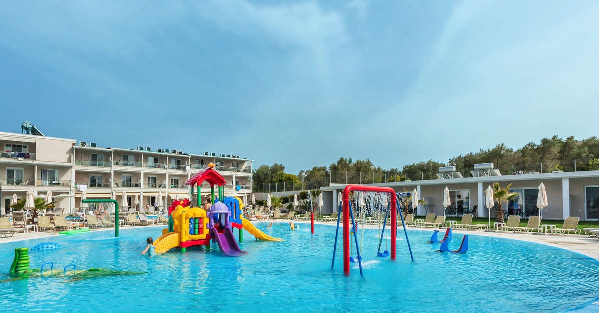 Ein Foto vom Pool im Anna Hotel