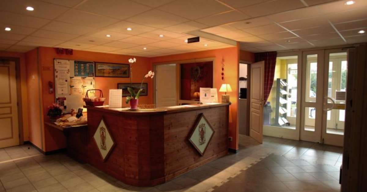 Een foto van het interieur van Residence Odalys Le Domaine des Rois