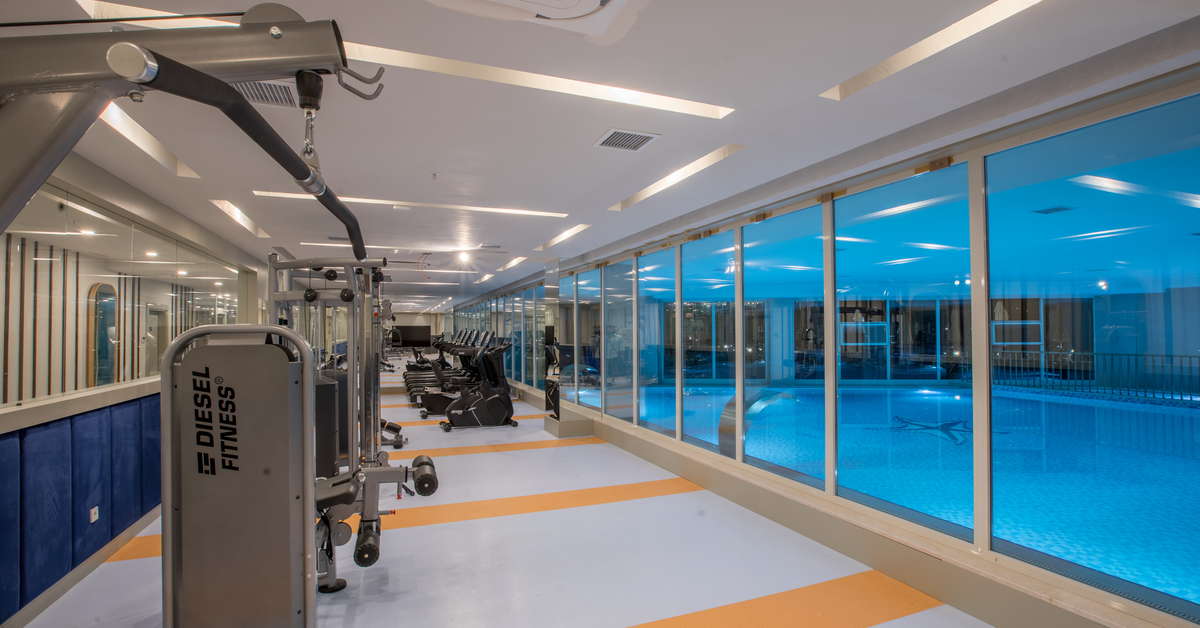 Een foto van de faciliteiten bij Maxeria Blue Didyma